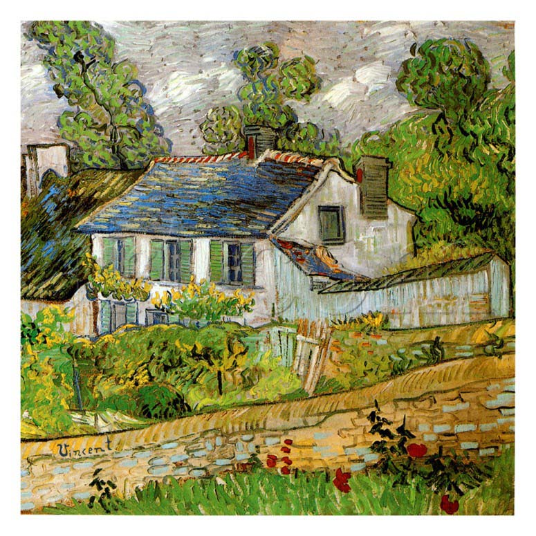 Maison a Auvers - Van Gogh Painting On Canvas